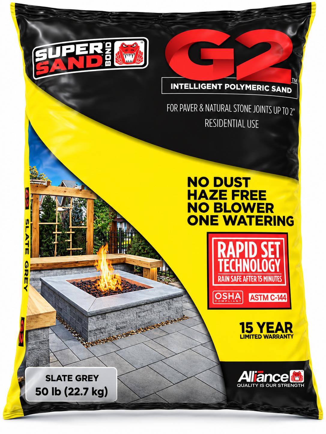 Alliance Gator Super Sand G2 Polymeric Sand for Paver Joints up to 2"
