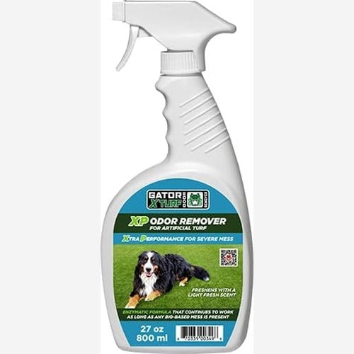 Gator Xturf XP Odor Remover enzymatic spray bottle 27 oz 800ml for artificial turf with dog on grass