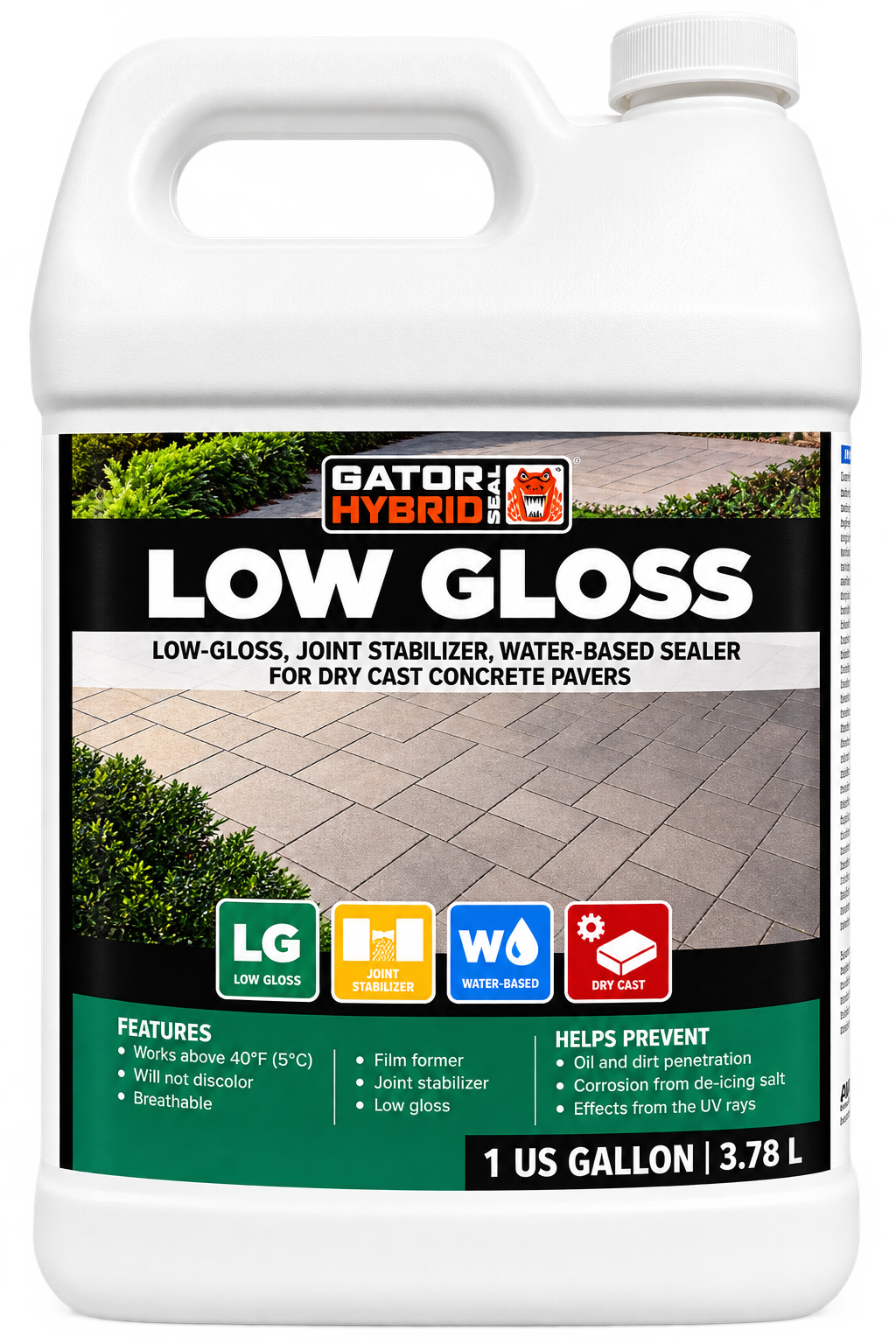 Alliance Gator Hybrid Seal Low Gloss Water Based Paver Sealer