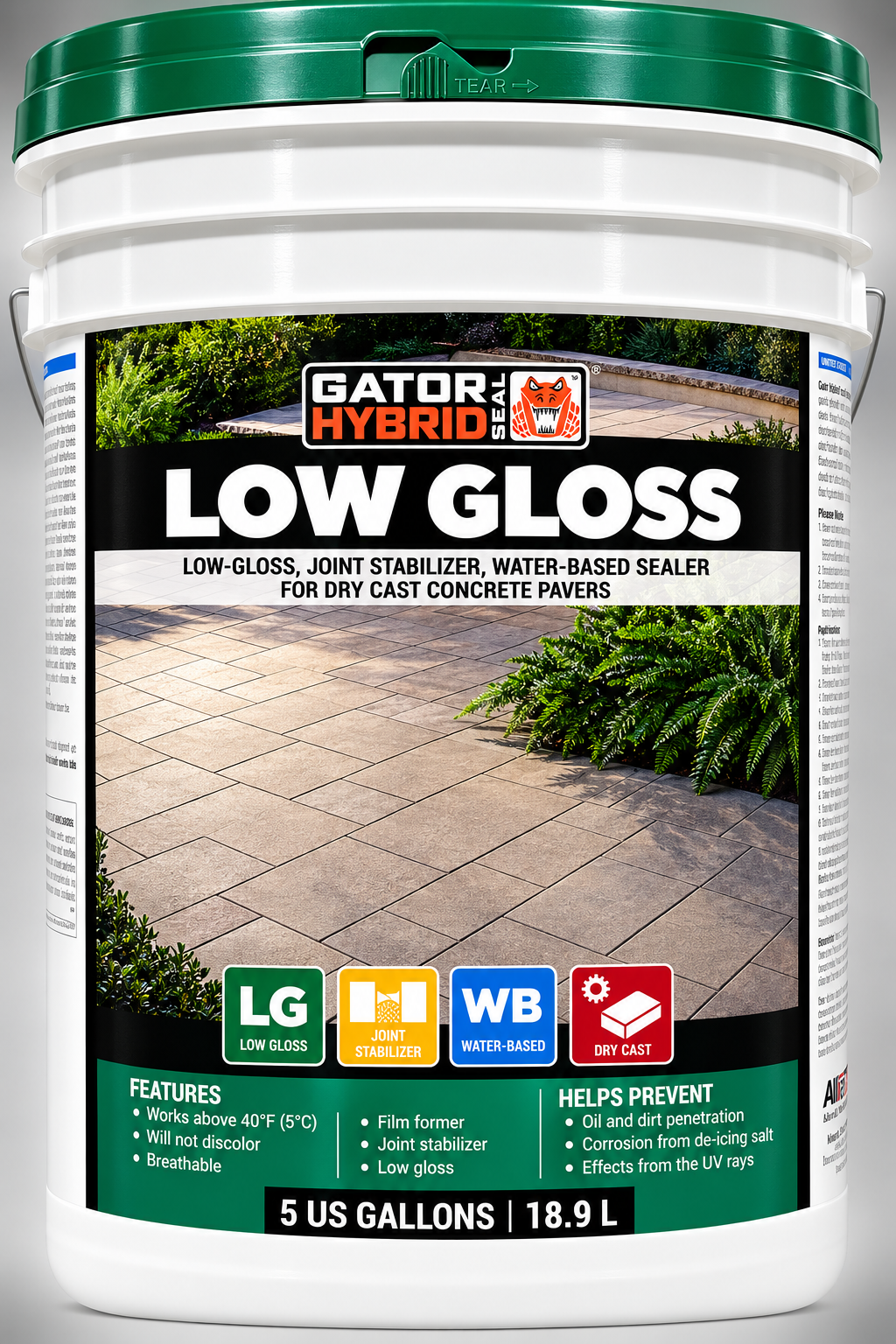 Alliance Gator Hybrid Seal Low Gloss Water Based Paver Sealer