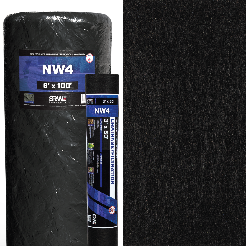 SRW NW4 Non-Woven Drainage and Filtration Fabric