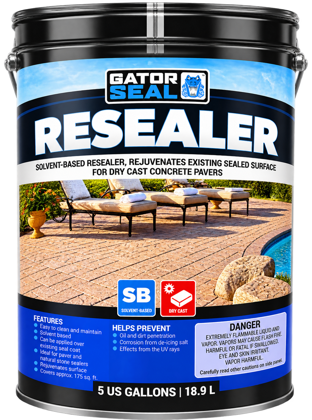 Alliance Gator Seal Resealer Solvent Based Acrylic Paver Resealer