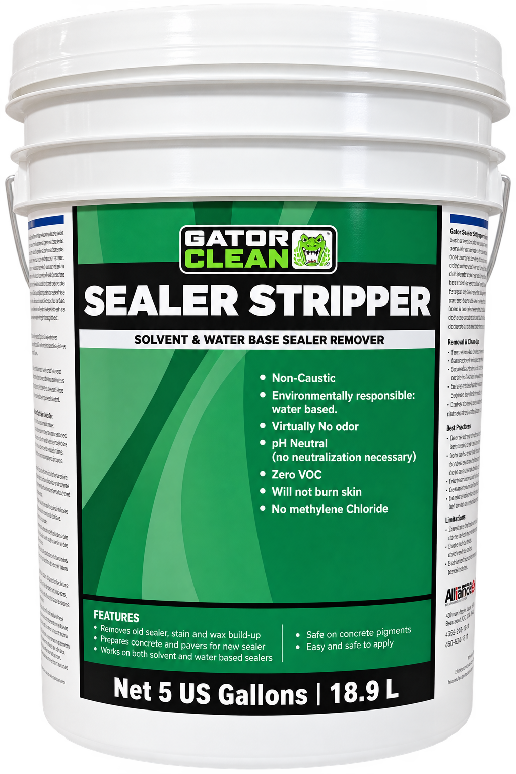 Alliance Gator Sealer Stripper for Concrete Pavers and Natural Stone