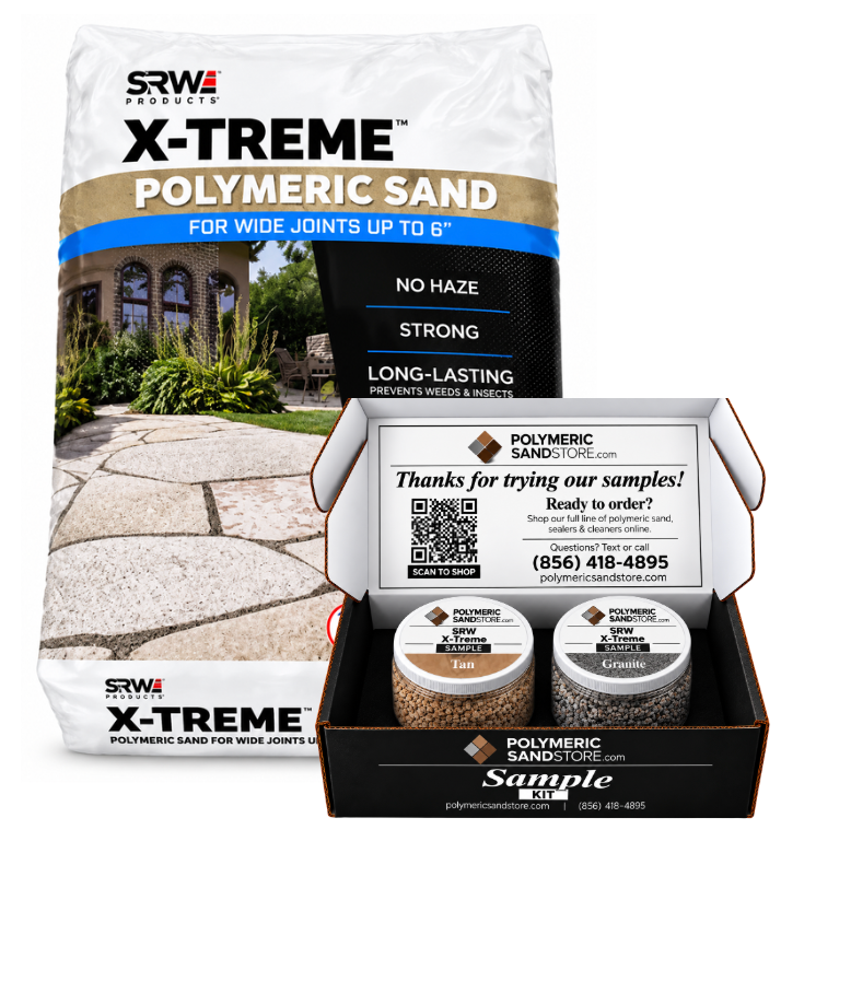 SRW X-Treme™ Color Sample Kit, Both Wide-Joint Sand Colors