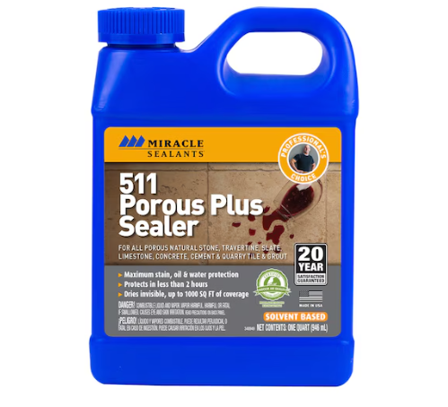 Miracle Sealants 511 Impregnator Clear Natural Stone Sealer and Finish