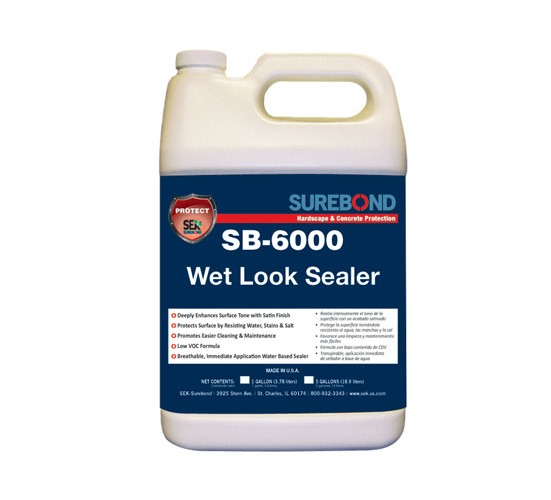 SEK Surebond SB-6000 Wet Look Paver Sealer water-based satin finish
