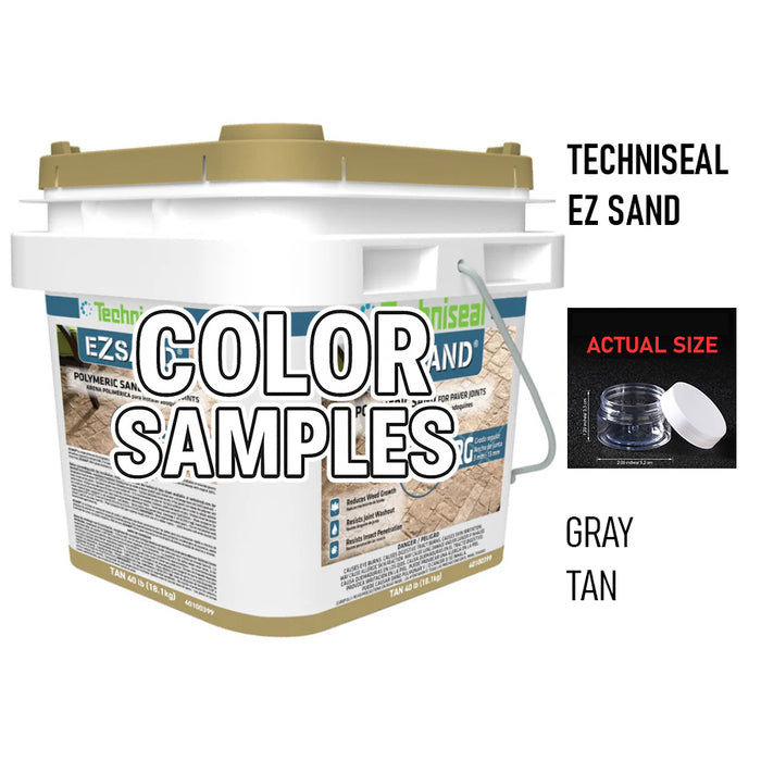 COLOR SAMPLES- Techniseal Polymeric Sand