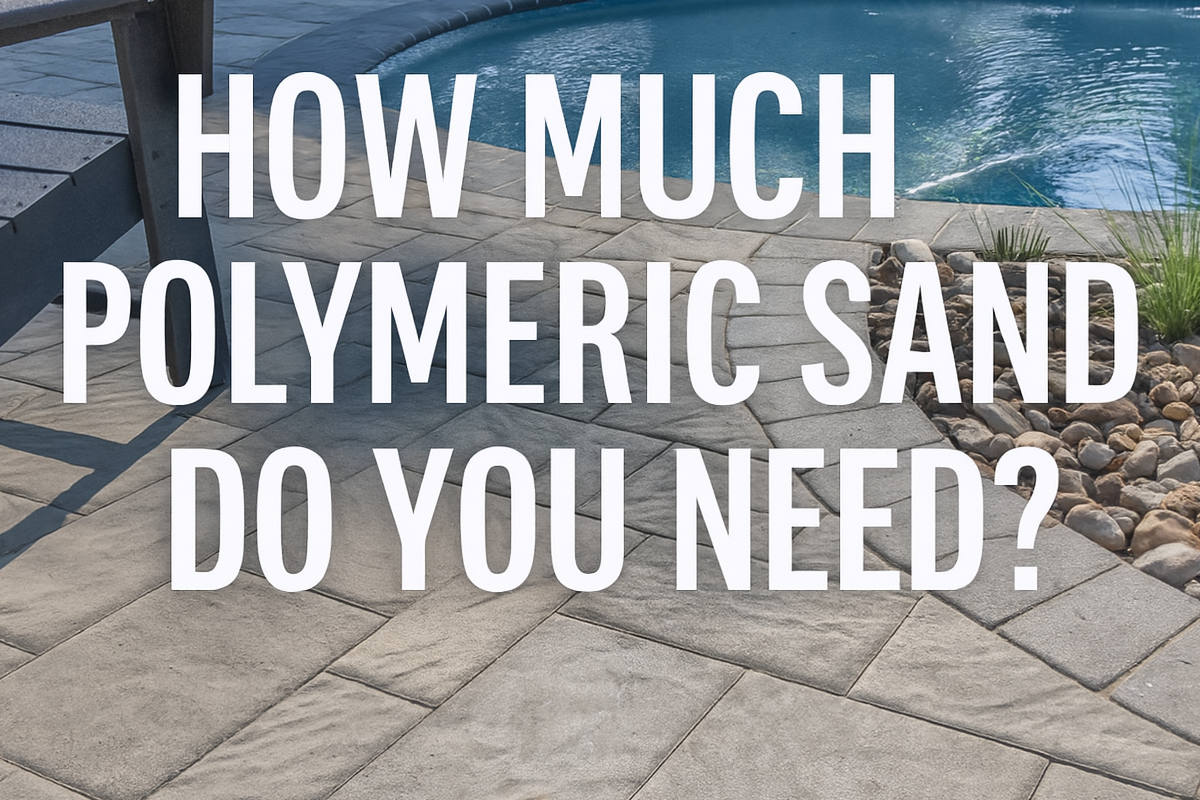 paver patio next to pool- how much polymeric sand do you need?