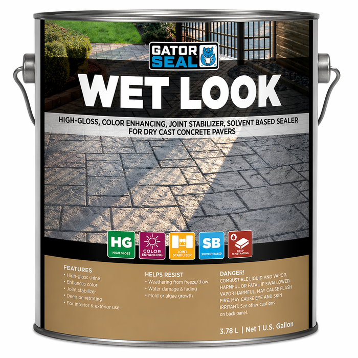 Wet Look vs Natural Look Paver Sealer: How to Choose