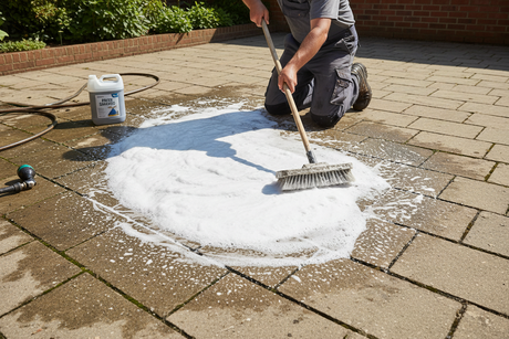 How to Get Polymeric Sand Off Pavers and Remove the Haze