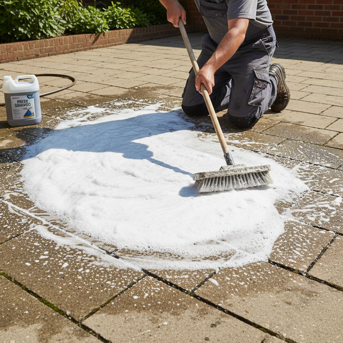 How to Get Polymeric Sand Off Your Pavers (Without Losing Your Mind)