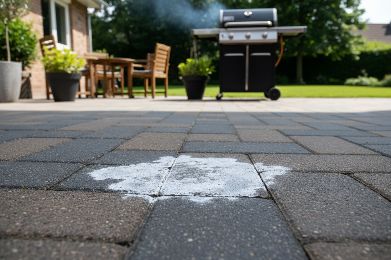 How to Bring Pavers Back After Oil and Grease Stains