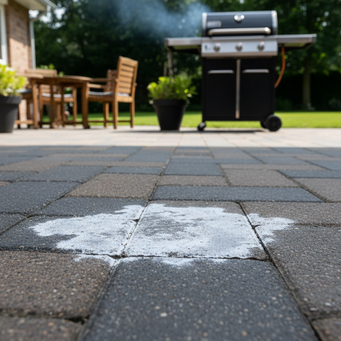 How to Bring Pavers Back After Oil and Grease Stains