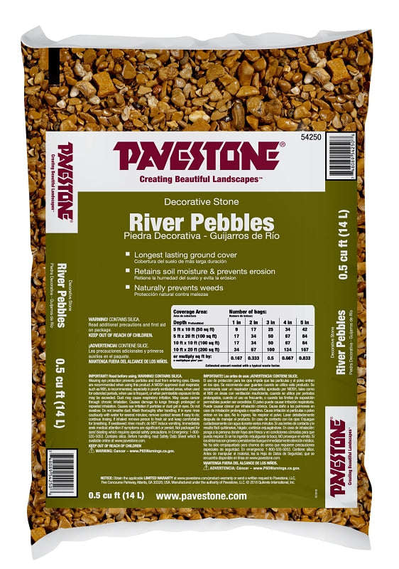 Pavestone River Pebbles 0.5 Cu Ft Bag