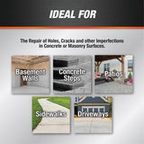 Ideal for panel showing basement walls, concrete steps, patios, sidewalks and driveways