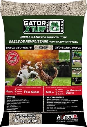 Gator XTurf Infill Sand Gator Zeo-White 40 lb Reduce and Control Foul Odors