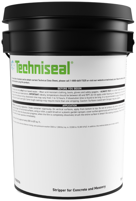 Techniseal Stripper for Concrete and Masonry, 5 gallon