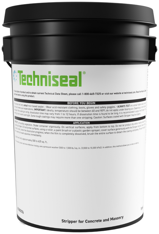 Techniseal Stripper for Concrete and Masonry, 5 gallon