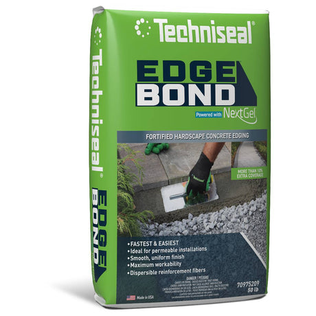 Techniseal Edge Bond NextGel fortified concrete hardscape edging