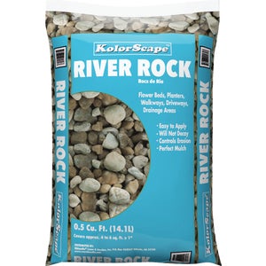 KolorScape River Rock 0.5 Cu Ft Bag