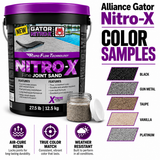Alliance Gator Nitro X Fine Joint Sand Color Samples, All 5 Colors