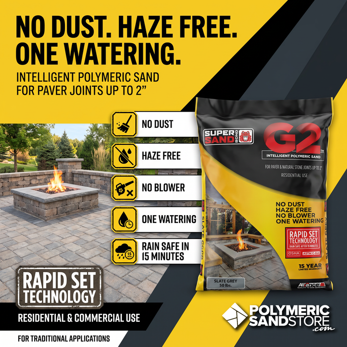Alliance Gator Super Sand G2 Polymeric Sand for Paver Joints up to 2"