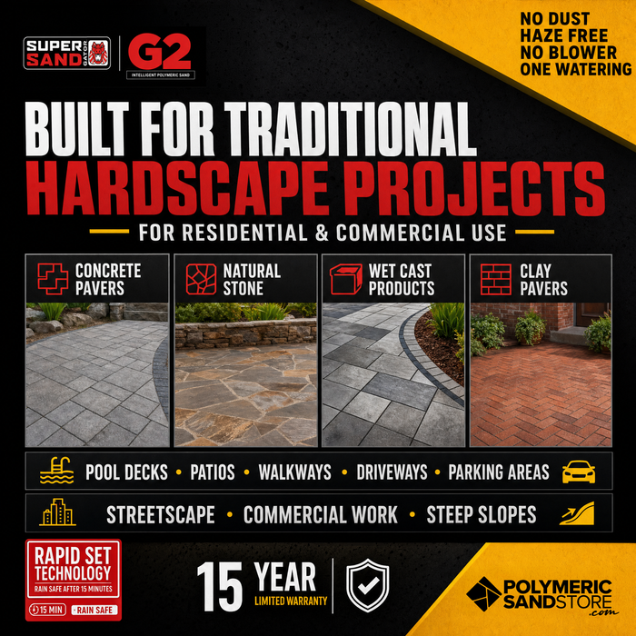 Alliance Gator Super Sand G2 Polymeric Sand for Paver Joints up to 2"