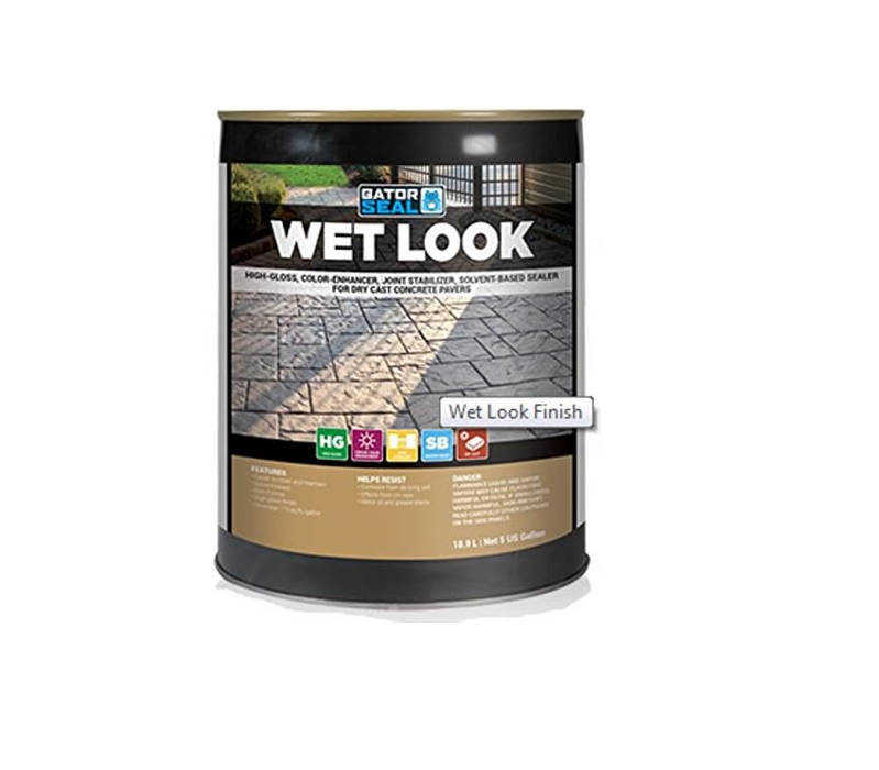 Alliance Gator Seal Wet Look Paver Sealer solvent-based gloss finish