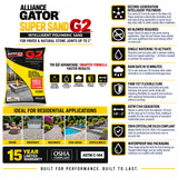 Alliance Gator Super Sand G2 Polymeric Sand for Paver Joints up to 2"