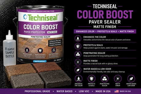 Techniseal CB+ Color Boost Paver Sealer Sample
