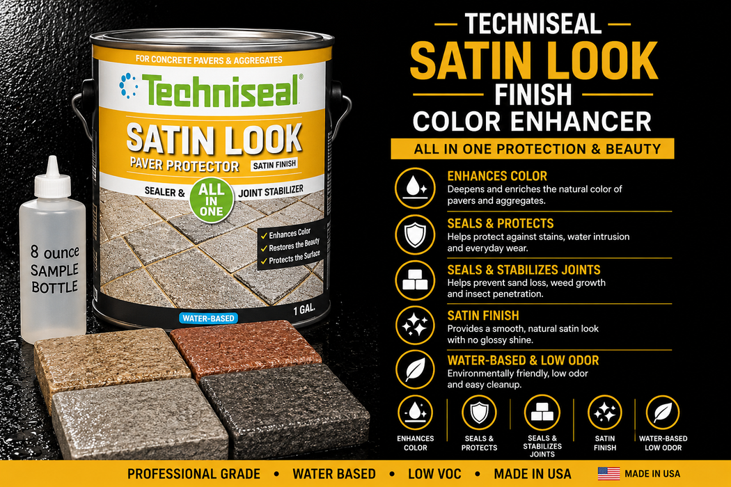 Techniseal JS Satin Look Paver Sealer Sample, 8 oz