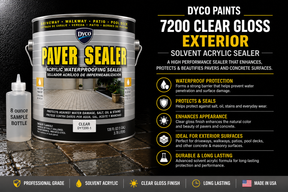 Dyco 7200 Clear Gloss Paver Sealer Sample
