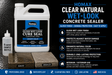 Homax Clear Natural Wet-Look Concrete Sealer Sample