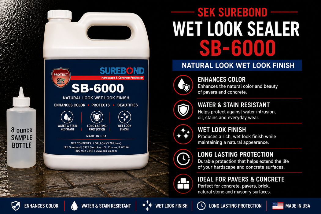 SEK Surebond SB-6000 Wet Look Sealer Sample, 8 oz
