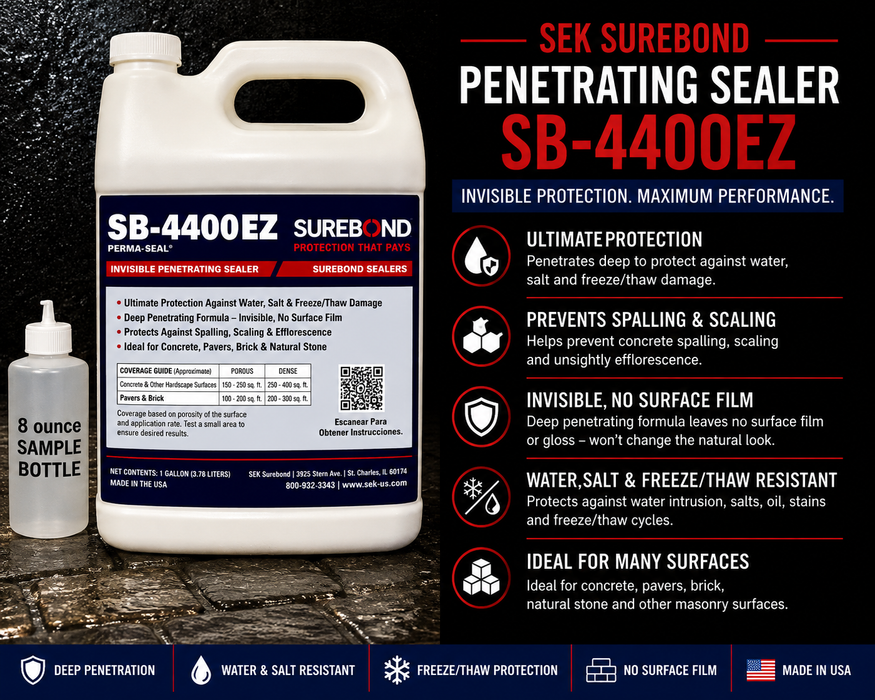 SEK Surebond SB-4400 EZ Penetrating Sealer Sample, 8 oz