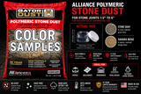 Alliance Gator Dust Bond Stone Dust Color Samples