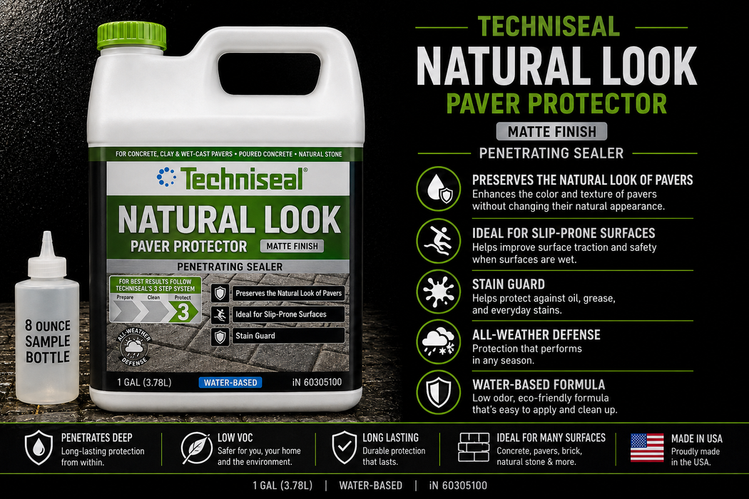 SEALER SAMPLE - Techniseal iN Paver Sealer: Natural Look