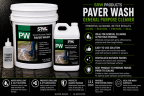SRW PW Paver Wash Pre-Seal Cleaner Sample
