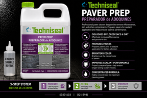 Techniseal Paver Prep Efflorescence Cleaner Sample