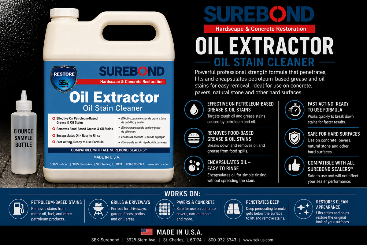 SEK Surebond Oil Extractor Sample