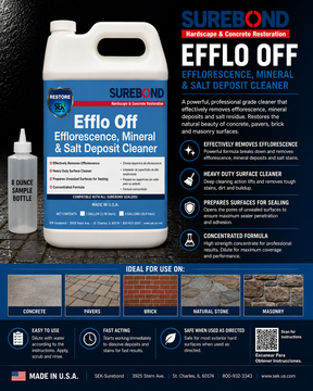 SEK Surebond Efflo Off Efflorescence Cleaner Sample