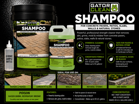 Alliance Gator Shampoo Paver Cleaner Sample