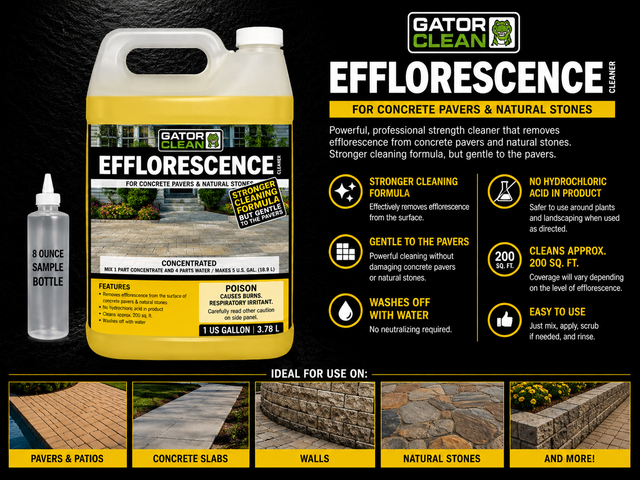 Alliance Gator Efflorescence Cleaner Sample
