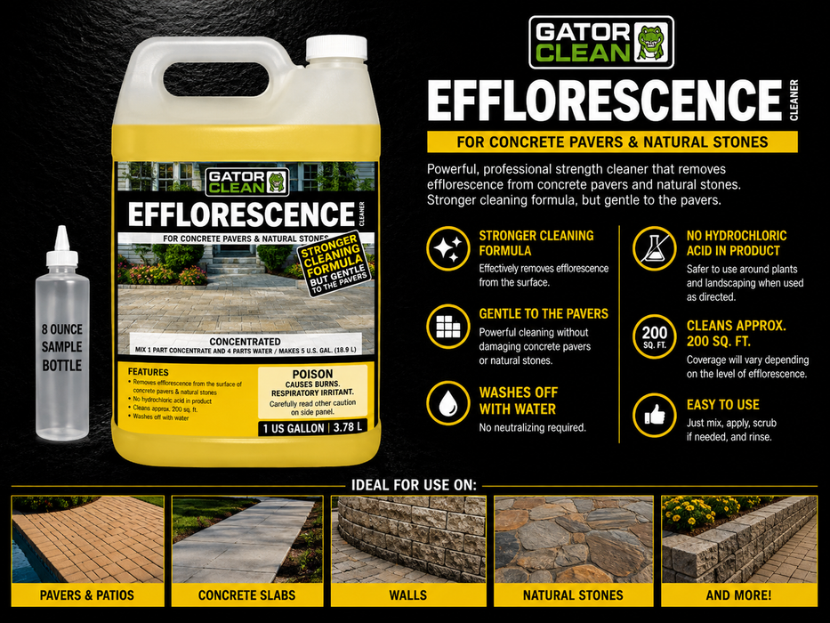 Alliance Gator Efflorescence Cleaner Sample