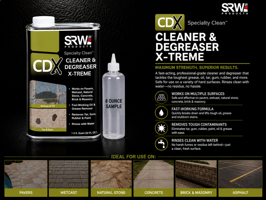 SRW CDX Cleaner and Degreaser X-Treme Sample