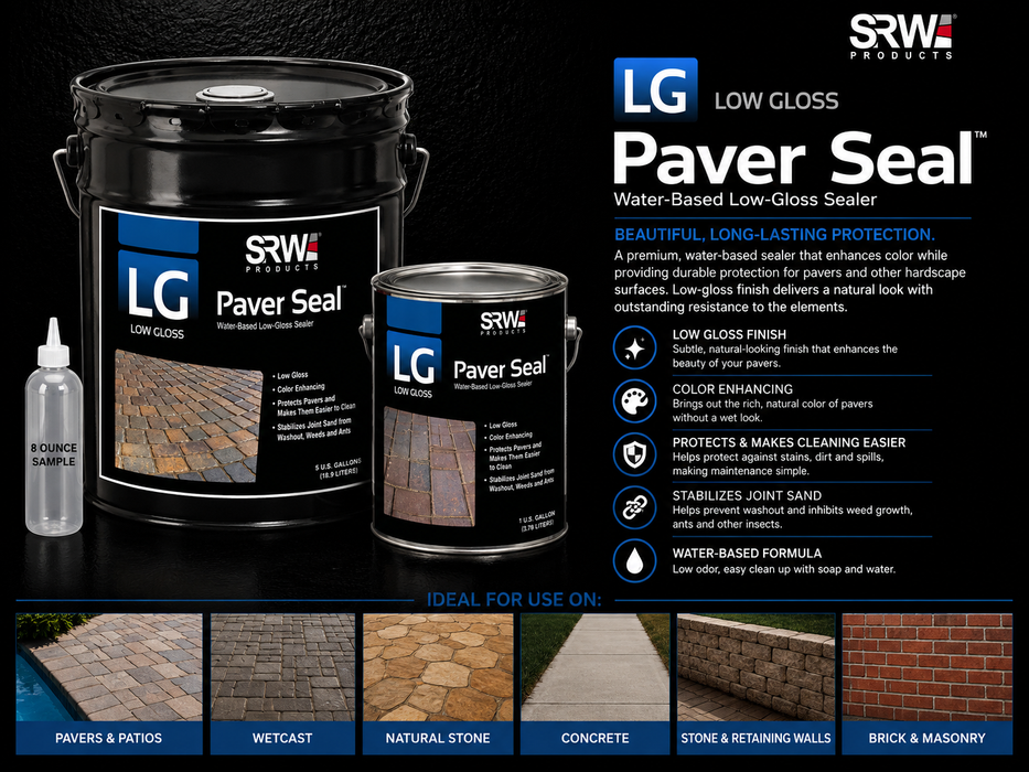 SRW LG Low Gloss Satin Sealer Sample