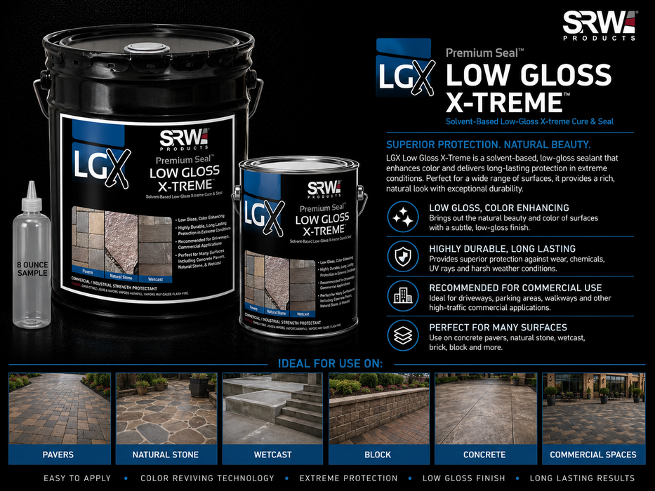 SRW LGX Low Gloss X-Treme Sealer Sample