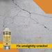 ConSANDtrate concrete crack filler repairs cracks in concrete driveways, sidewalks, patios, and other outdoor surfaces.