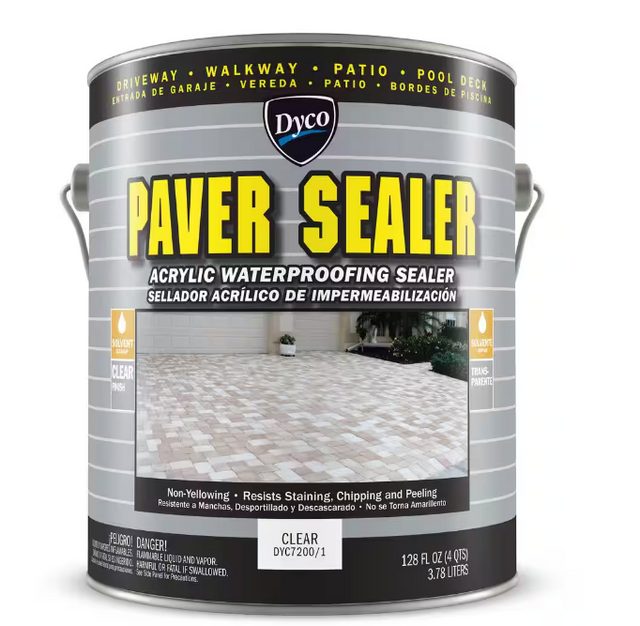 Dyco Paver Sealer clear acrylic water-based finish