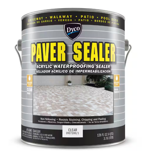 Dyco Paver Sealer clear acrylic water-based finish